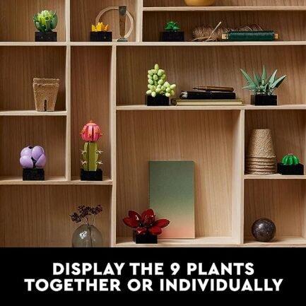 Succulents 10309 Artificial Plants Set for Adults ,Housewarming Gifts - Image 4
