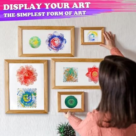 Spin Art Machine Kit – Painting Craft Set for Kids Ages 4-12, Purple Edition - Image 3