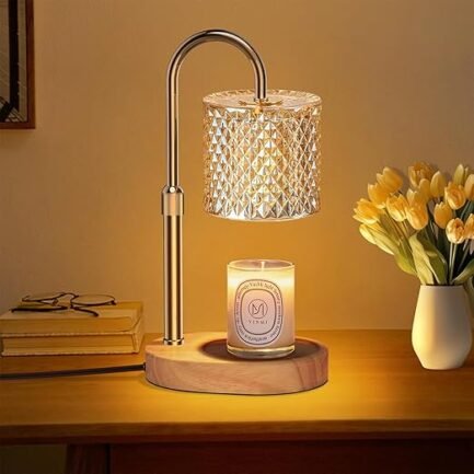 Candle Warmer Lamp with Timer - Adjustable Height & Dimmer Features
