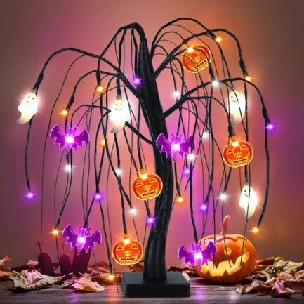 Halloween Tabletop Ornament - Battery Operated Boo Sign