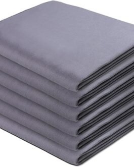 Kitchen Towels Premium Quality 100% Cotton Solid Kitchen Towels Set of 6 Ultra Soft Size 20X30 Inches