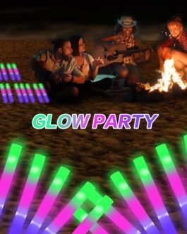 50 Pcs Glow Sticks With 3 Modes Colorful Flashing Glow In The Dark Party Supplies Multicolor Bulk LED