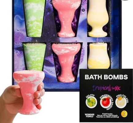 Large Bath Bombs for Women & Men - Essential Oil Bath Bombs for Kids & Adults - Bath Ball Set for Shower Aromatherapy