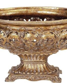 Decorative Bowl, 19″ x 12″, Gold