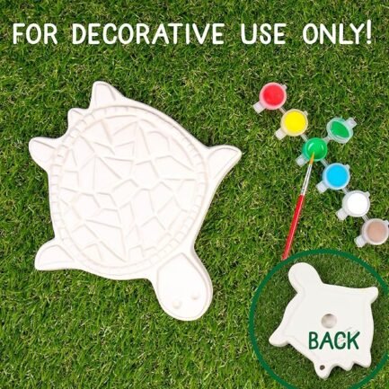 Mosaic Turtle DIY Stepping Stone Kit, Includes Ceramic Stone - Image 5
