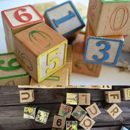 Unfinished Wooden Cubes,Pack of 50 Wood Blocks for Crafting - Image 4