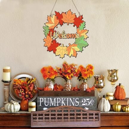 Unfinished Fall Wreaths Wood Crafts to Paint Set of 3 - Image 4