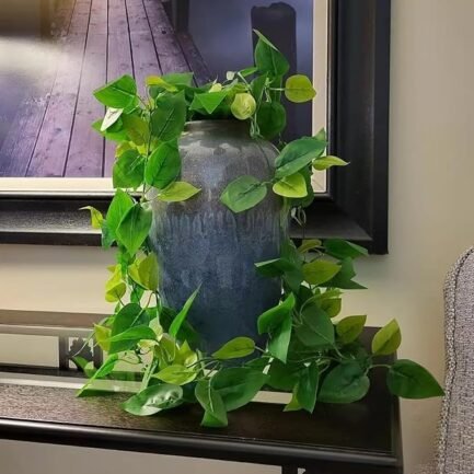 Fake Hanging Plants, 2pcs Artificial Hanging Plant - Image 3