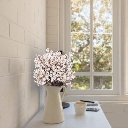Babys Breath Artificial Flowers, 8 Bundles Real Touch Fake Flowers - Image 3