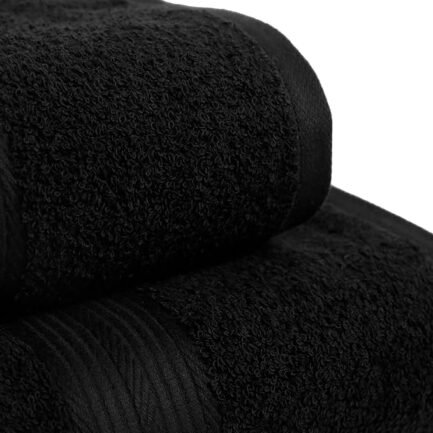 6 Piece Oversized Fade resistant Towel set, 100% Cotton towels for bathroom, soft and absorbent - Image 2