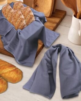 Kitchen Towels Premium Quality 100% Cotton Solid Kitchen Towels Set of 6 Ultra Soft Size 20X30 Inches