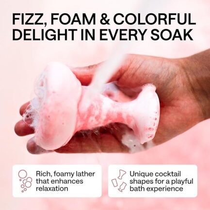 Large Bath Bombs for Women & Men - Essential Oil Bath Bombs for Kids & Adults - Bath Ball Set for Shower Aromatherapy - Image 3