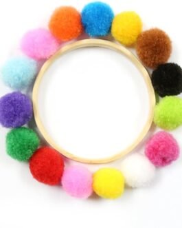 [400 pcs] – 300 Pieces 1 Inch Assorted Pompoms with 100pieces Wiggle Eyes Multicolor Arts and Crafts