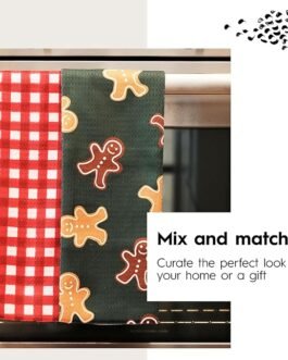 Holiday Kitchen Dish Cloths – Quick Dry Dishcloths for Kitchen