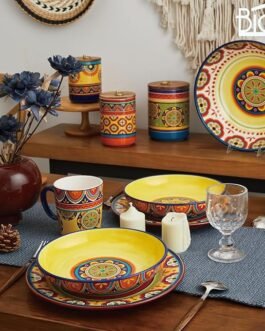 Ceramic 35oz Dinner Bowls, Set of 4