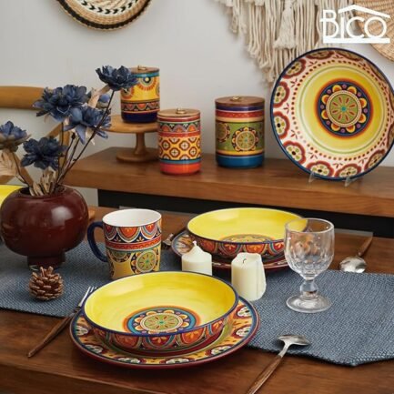 Ceramic 35oz Dinner Bowls, Set of 4 - Image 2
