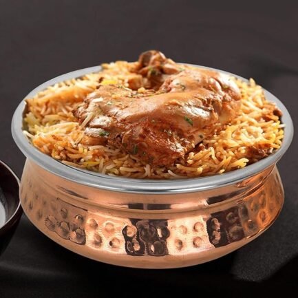 Copper Tableware Serving Bowl Indian Serve ware Handi Set Tureen Copper Stainless - Image 2