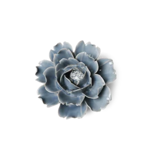 Pastel Blue Rose Floral Wall Decoration