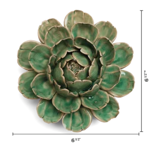 Mint Green Peony Floral Wall Decoration