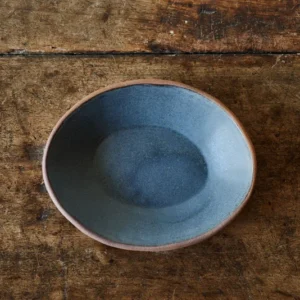 Small Smoke Gray Decorative Serving Platter