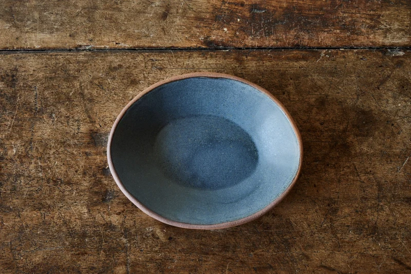 Small Smoke Gray Decorative Serving Platter