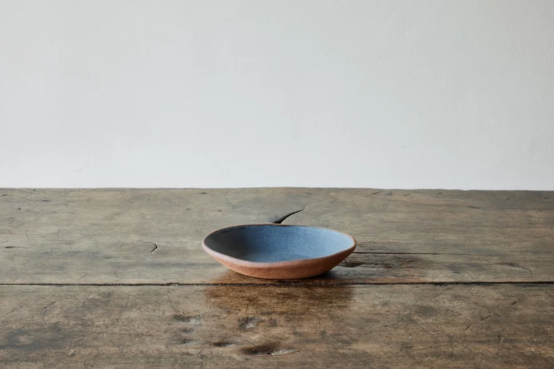 Small Smoke Gray Decorative Serving Platter - Image 2