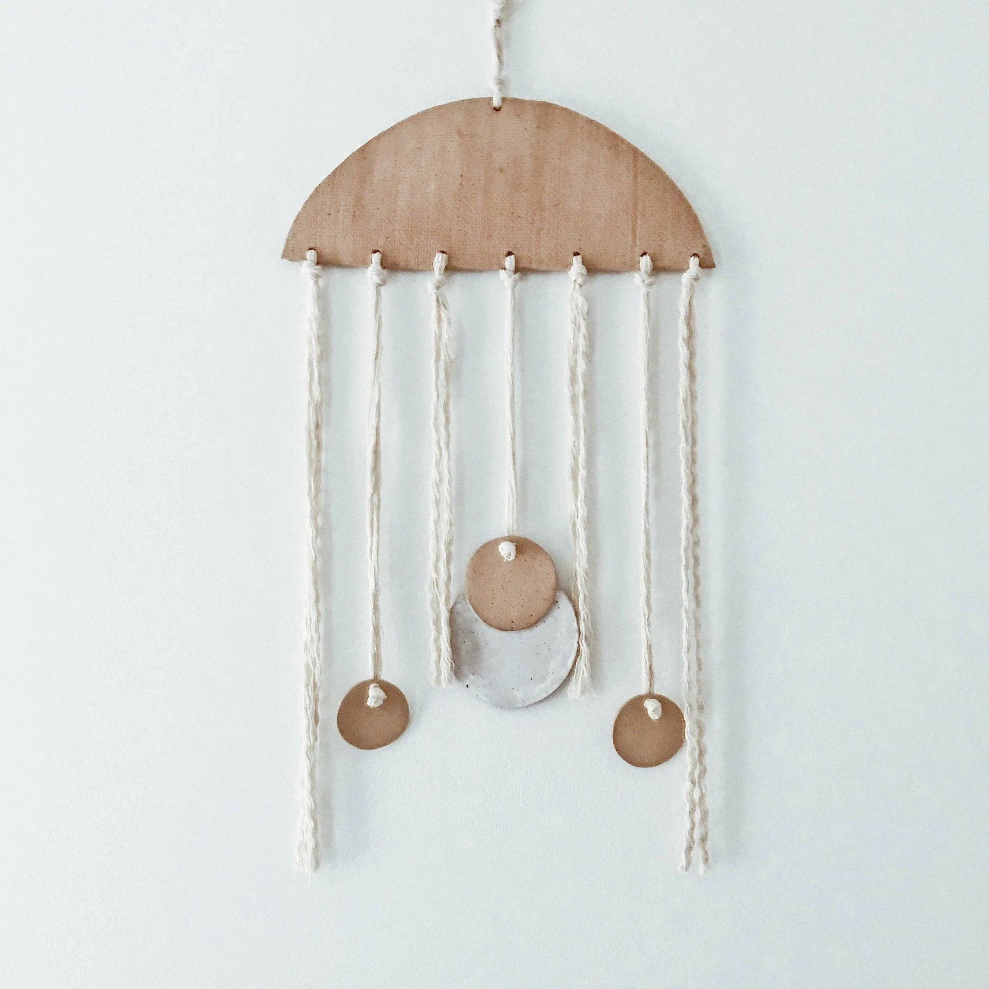 Handcrafted Ceramic Jellyfish Decorative Wall Art