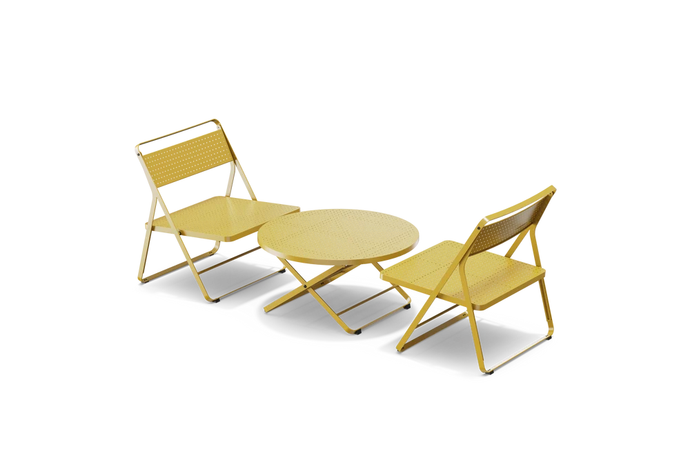 Modern Two-Piece Lounge Seating Set