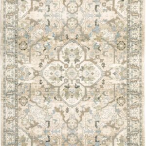 Large Machine-Woven Area Rug with Polypropylene Backing, 10' x 13'2"