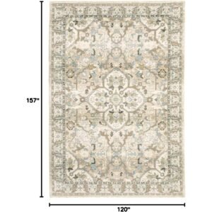 Large Machine-Woven Area Rug with Polypropylene Backing, 10' x 13'2"