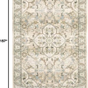 Large Machine-Woven Area Rug with Polypropylene Backing, 10' x 13'2"